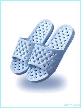 Quick Drying PVC Shower Sandals Non Slip Platform Pool Slippers Unisex